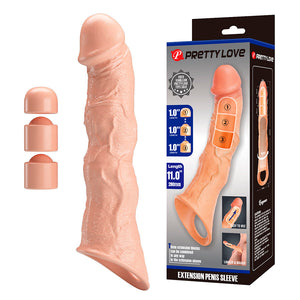 Gaine pénis modèle Ragnar (28 cm) en TPE chair pour le plaisir intime.