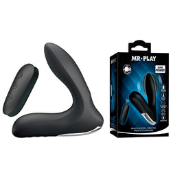 Masseur prostatique gonflable Mr Play 12 modes avec télécommande, vue de face