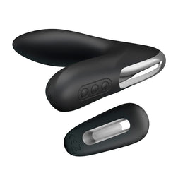 Masseur prostatique gonflable 12 modes télécommandé — en situation