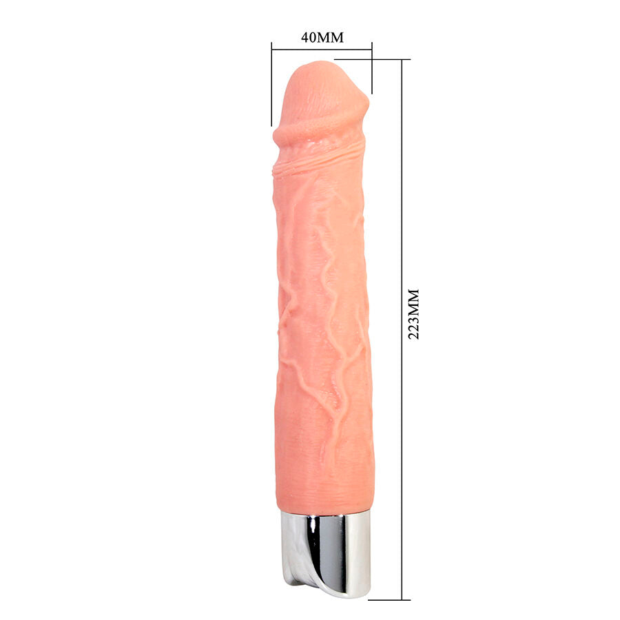 Vibromasseur réaliste flexible 10 modes rechargeable — détail matière