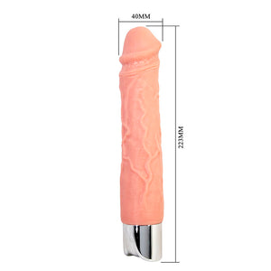 Vibromasseur réaliste flexible 10 modes rechargeable — détail matière