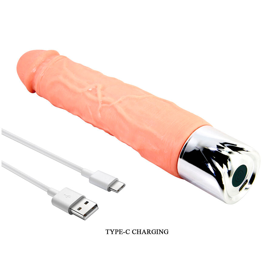 Vibromasseur réaliste flexible 10 modes rechargeable — autre angle