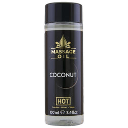 Huile de massage noix de coco 100 ml — HOT vue de face