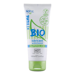 Lubrifiant eau Hot Lubrifiant vegan concentré base eau 100 ml - Bio Xtreme 100 ml en flacon transparent