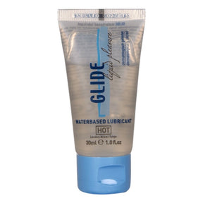 Lubrifiant fluide format pocket 30 ml — Glide Liquid Pleasure · Hot · Base eau