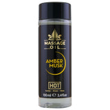 Huile de massage ambre et musc 100 ml · Hot · Huiles aromatisées