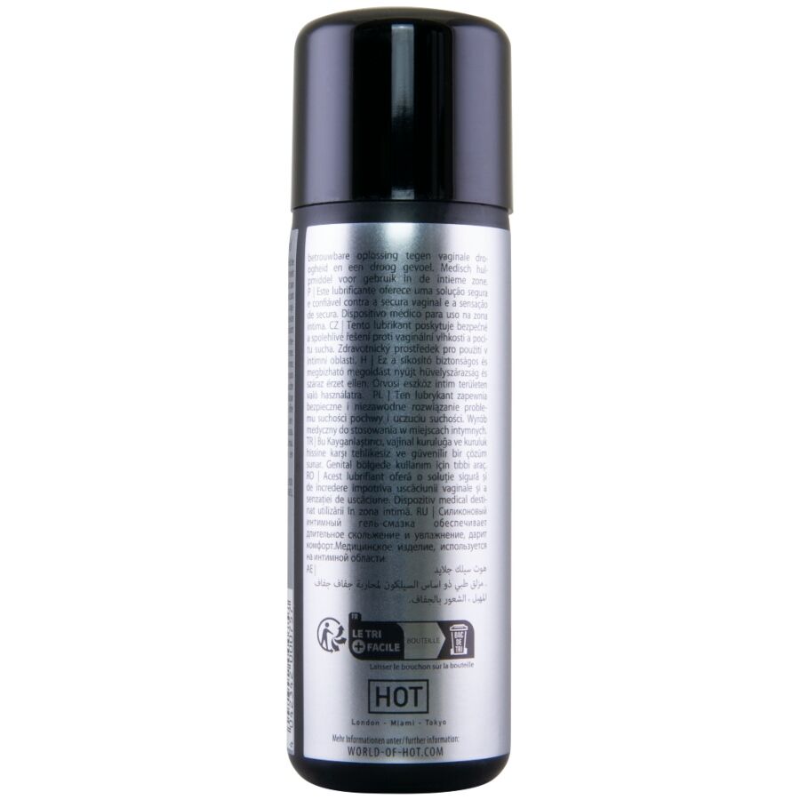 Lubrifiant doux silicone 100 ml — vue de profil