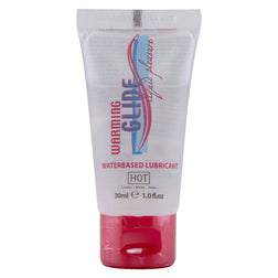 Lubrifiant eau de la marque Hot modèle Lubrifiant base eau chauffant format voyage 30 ml pour le plaisir intime.