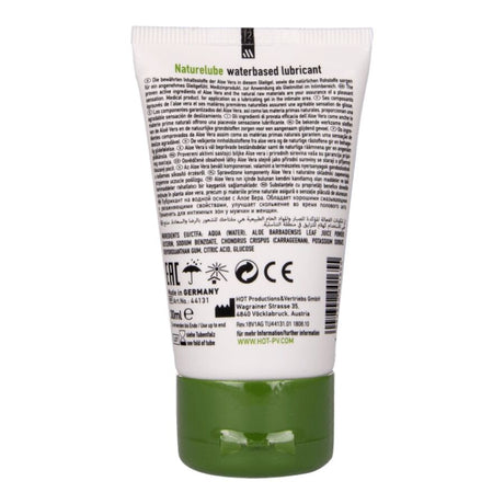 Lubrifiant naturel aloe vera format voyage 30 ml — emballage