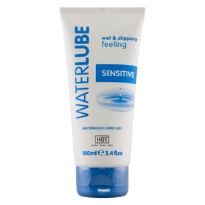 Lubrifiant naturel formulé à l'eau de source 100 ml — Waterlube · Hot · Base eau