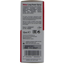 Spray retardant ginkgo & menthol 10 ml — Rhino