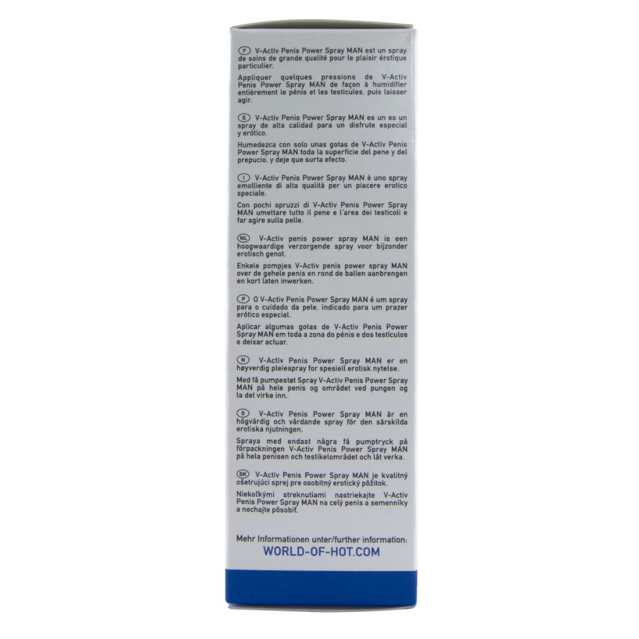 HOT V ACTIV SPRAY STIMULANT POUR LE PENIS 50 ML