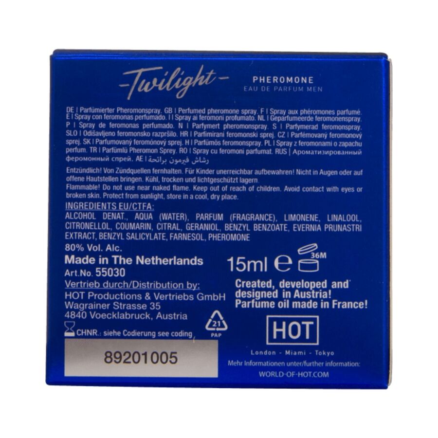 HOT PARFUM PHEROMONE TWILIGHT POUR HOMME 15 ML