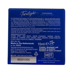 HOT PARFUM PHEROMONE TWILIGHT POUR HOMME 15 ML