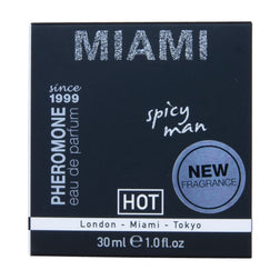 HOT PARFUM AUX PHEROMONES MIAMI SPICY MAN 30 ML