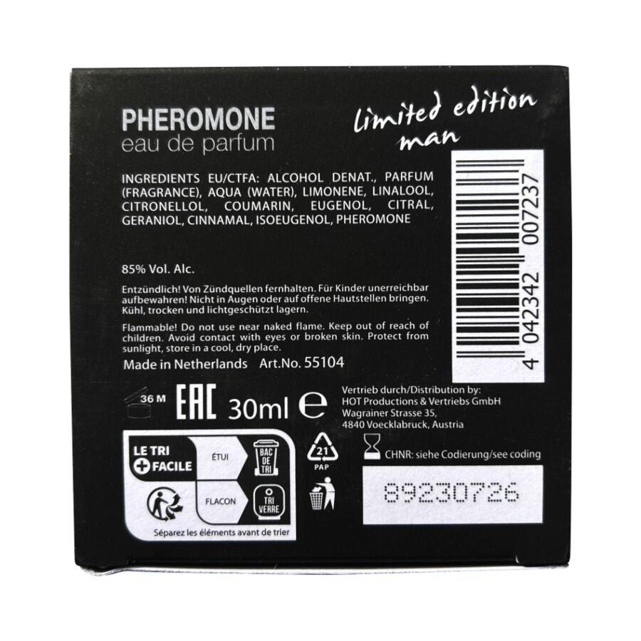 HOT PARFUM AUX PHEROMONES DUBAI EDITION LIMITEE HOMME 30 ML