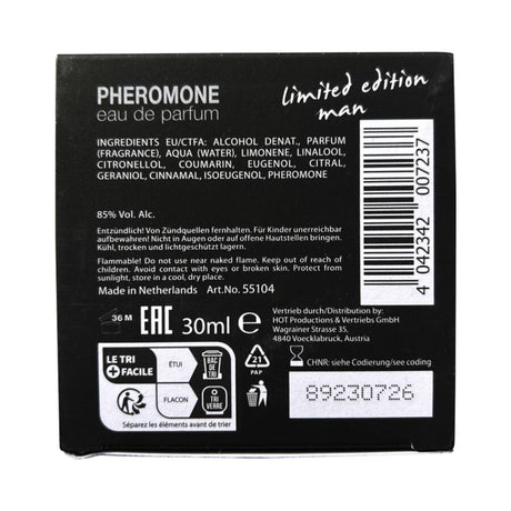 HOT PARFUM AUX PHEROMONES DUBAI EDITION LIMITEE HOMME 30 ML