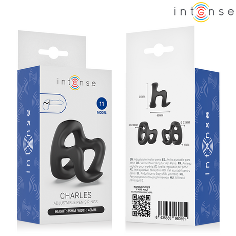 INTENSE CHARLES ANNEAU PENIS REGLABLE MODELE 11