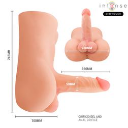 Damien Realistic Torso with Automatic Vibrating Dildo — 3.5 kg