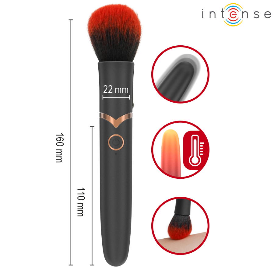 INTENSE EMILIA BROSSE VIBRANTE CHAUFFANTE 16 CM