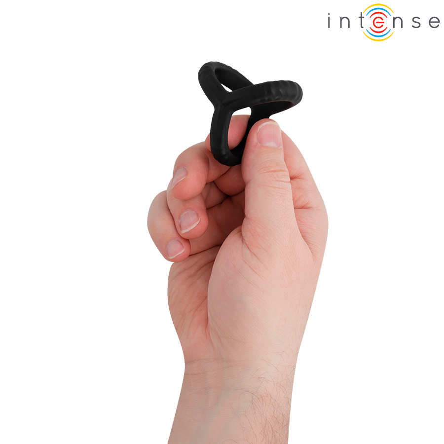 INTENSE JOHN ANNEAU TRIPLE AJUSTABLE POUR LE PENIS MODELE 4
