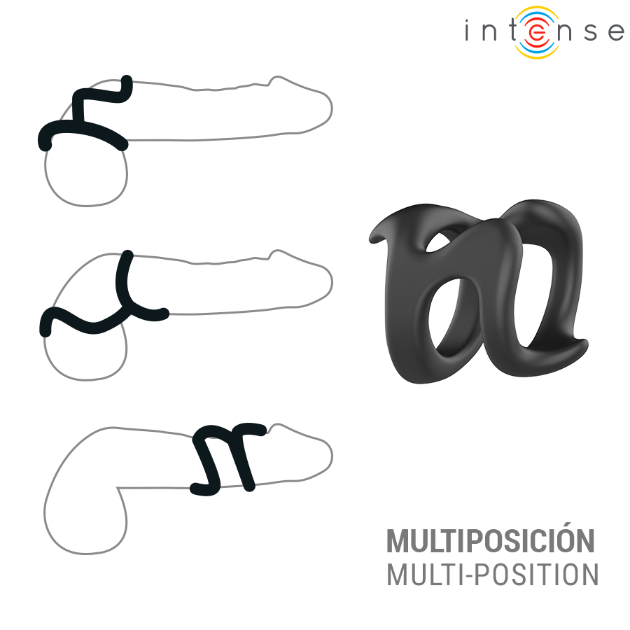 INTENSE NIKOLAJ ANNEAU PENIS REGLABLE MODELE 8