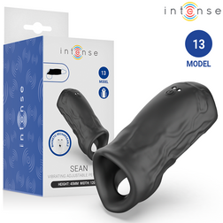 Sean Modèle 13 avec emballage — cockring vibrant noir