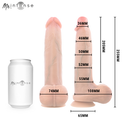 MR INTENSE BRUCE XL SILICONE DILDO WITH TESTICLES 25.5 CM Ø 5.5 CM