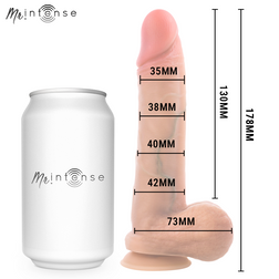 Mr. Intense Gary S ultra-realistic silicone dildo with testicles, 17.8 cm, Ø 4.2 cm