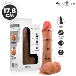Realistic Mr. Intense Gary S dildo in flesh-coloured silicone, 17.8 cm, for intimate pleasure.