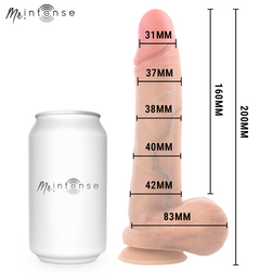 MR INTENSE GARY M ULTRA-REALISTIC SILICONE PENIS WITH TESTICLES 20 CM Ø 4.2 CM