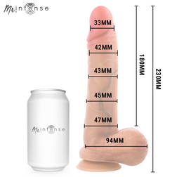MR INTENSE GARY L ULTRA-REALISTIC SILICONE PENIS WITH TESTICLES 23 CM Ø 4.7 CM