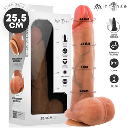 Realistic dildo by Mr. Intense, Gary XL model, in flesh-coloured silicone, 25.5 cm, for intimate pleasure.