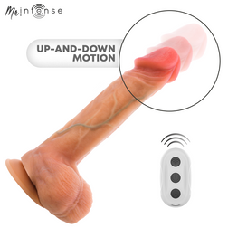 MR INTENSE LOGAN VIBRATING DILDO IN SILICONE WITH WARMING EFFECT AND REMOTE CONTROL 20 CM O 41 CM