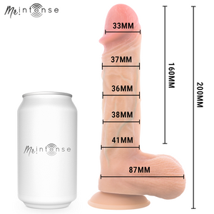 MR INTENSE LOGAN VIBRATEUR GODEMICHET EN SILICONE AVEC EFFET CHAUFFANT ET TELECOMMANDE 20 CM O 41 CM