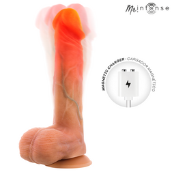 MR INTENSE LOGAN VIBRATING DILDO IN SILICONE WITH WARMING EFFECT AND REMOTE CONTROL 20 CM O 41 CM