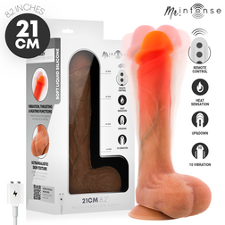 Realistic dildo by Mr. Intense, model Bradley, in flesh silicone, 21.0 cm, for intimate pleasure.
