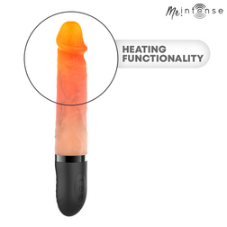 Gode Mr. Intense Jean avec va-et-vient, chauffe et 10 vibrations.