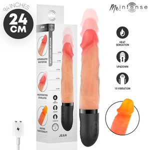 MR INTENSE JEAN VIBRATEUR HAUT ET BAS AVEC EFFET CHAUFFANT 24 CM O 38 CM