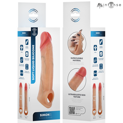 Simon S realistic flesh-coloured liquid silicone penis sleeve.