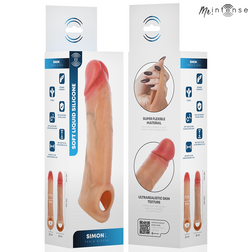Simon L penis sleeve with an integrated testicular opening.