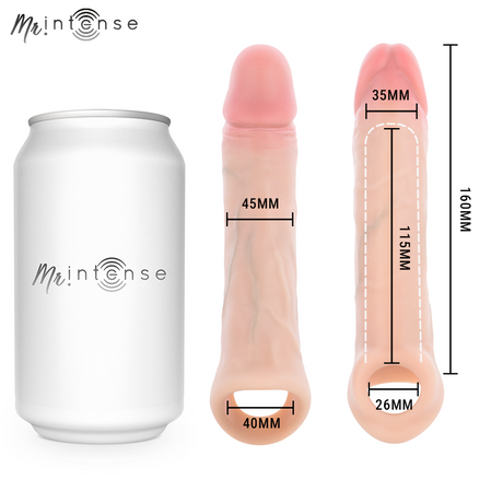 MR INTENSE SIMON L PROTECTION PENALE EN SILICONE 16 CM O 45 CM