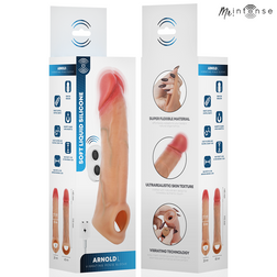 Mr. Intense Arnold L ultra-realistic vibrating penis sleeve with remote control, 16 cm, Ø 4.5 cm