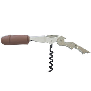 Accessoire modèle Tire bouchon sommelier manche pénis, ton foncé chocolat pour le plaisir intime.