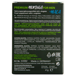 HOT Premium Moringa Active Men — 60 capsules, gros plan