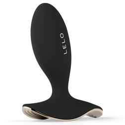 Plug anal connecté Surfer 2 en silicone noir — vue de face