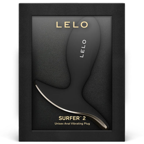 LELO SURFER 2 PLUG VIBRANT ANAL UNISEXE NOIR