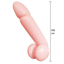 Pénis gonflable géant Giant Willy 145 cm — gros plan