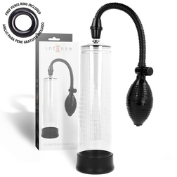 Pompe pénis modèle Pump 02 en ABS transparent pour le plaisir intime.