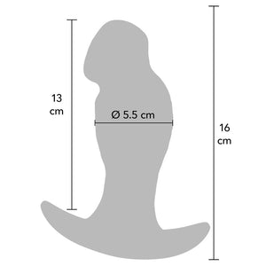 Plug réaliste silicone liquide 16 cm — gros plan